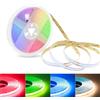 Lam(MS)pen 24V COB Striscia LED RGBW, 10m 672LEDs/m 15W/M LED Striscia RGB+Bianco caldo 3000K dimmerabile Flessibile Multicolore luce Alta Luminosità Striscia 5PIN larghezza 12MM per Feste, Casa