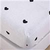 Chickwin Lenzuola Una Piazza e Mezza con Angoli, Bianco Lenzuola Una Piazza e Mezza Bambino 120 x 200 x 25 cm in Microfibra PREMIUM - Profondità 30cm,1 Pezzo