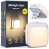 PALATALA [2 Pezzi] Luce Notturna Bambini, Luce Notturna da Presa con Sensore Crepuscolare Auto, Luminosità Regolabile, Luci Notturne da Presa Bianco Caldo per Cameretta, Cucina, Corridoio, Bagno e Scale