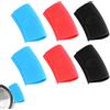HO-SFSM 6 Pezzi Manico Caldo Silicone Antiscottatura, Manici per pentole Silicone Supporto, Presine Silicone da Cucina per Ciotole in Ghisa, Padelle da Cucina, Cottura