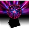 7even Sfera al plasma, 20 cm, splendida luce retrò/flash magico nella sfera al plasma