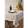 ESSE HOME -Tovaglia Copritavolo Antimacchia - Rettangolare-Quadrara-Rotonda-Ovale- Cinzia 133 (Ovale 140x220, 17-2)