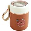 DHSUN Overnight Avena Barattolo - Pratica tazza per yogurt e muesli - Pentola separata per yogurt, tazza per cereali, contenitore per porridge, pentole per la colazione con coperchi, fiaschetta per
