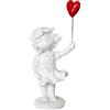 OXWIND Banksy Graffiti ispirati - Bambina con Statua Palloncino, 21 cm, realizzata in resina di alta qualità