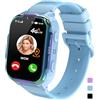 JUBUNRER 4G Smartwatch Bambini GPS Videochiamata SOS Contapassi Impermeabile Sveglia Fotocamera Giochi Calcolatrice Orologio Telefono Bambini Bambino Bambina Ragazzi Ragazze Regali- 3-12 Anni