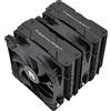 Thermalright Peerless Assassin 120 Black raffreddatore ad aria per CPU, 6 tubi di calore, doppia ventola TL-C12B PWM da 120 mm, tecnologia AGHP, per AMD AM4 AM5/Inte 1700/1150/1151/1200/2066/2011
