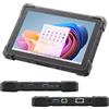 HEIGAOLAPC Tablet rugged 12th Alder Lake N100 Tablet Win11 Pro 16 GB RAM 256 GB eMMC Tablet PC, tablet da 10,1 pollici con batteria da 16000 mAh 4G LTE/WiFi / BT5.0 / FHD per operatori sul campo