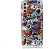 DasKAn Compatibile con Samsung Galaxy A13 5G Luminoso Silicone Cover Luore nel Nero Fluorescente Disegno Colorato Antiurto Ultra Sottile Morbida Gel TPU Custodia Protettiva Graffiti