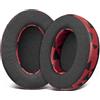 SOULWIT Tessuto a Rete Cuscinetti Auricolari Ricambio per HyperX Cloud 2/3/1/Flight/Stinger/Stinger2/Core/Pro, CloudX Stinger/Flight Series Cuffie