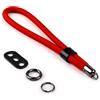VOVMOEYA Cinghia da Polso per Fotocamera Corda, Cordino Polso Fotocamera Tracolla Polso per Fotocamera Compatibile con Fujifilm X100V XT5 Nikon Zf Z8 Z30 Canon G7X Sony A6000 A6400 ZVE10 - Rosso