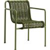 Hay - Poltroncina da pranzo Palissade Cord - Verde - Corda in tessuto di poliestere riciclato - Designer Ronan & Erwan Bouroullec