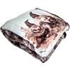 Tata Home Coperta Plaid Morbida Coperta Pile Super Calda Invernale Plaid Divano Flanella Retro Agnellato Sherpa 3 Misure 5 Disegni (Gnomi Marrone, Plaid 127x152 cm)