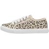 ONLY Nicola Scarpe da Ginnastica in Cotone da Donna Color Crema/Leopardo - EUR 38