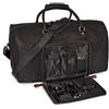 Donbolso Weekender Naples - Borsa Da Viaggio Da Uomo E Donna Di Alta Qualità - Realizzata In Pelle - Grandi Dimensioni In Due Misure - Scomparti Per Ogni Accessorio - Bagaglio A Mano - Colore Nero
