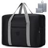 SUCIKORIO 55x40x20cm Ryanair Bagaglio a Mano con Organizer Viaggio, Impermeabile Nylon Grande 45L Borsone da Viaggio Pieghevole Borsa da Viaggio Unisex Weekender per Aereo, Viaggi, Palestra