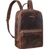 STILORD 'Kellis' Zaino Grande in Pelle Vintage per Uomo & Donna - Zaino Portatil con Scomparto Laptop 15 Pollici - Zaino Vera Pelle per Lavoro, Università & Tempo Libero, Colore:soria - marrone