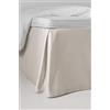 Jotex Zack Satin - Copriletto, 100% cotone biologico di alta qualità, altezza 60 cm, beige, 140 x 200 cm