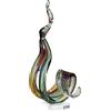 GILDE GLAS art Scultura Marea - Oggetto decorativo realizzato a mano in vetro H 38 cm