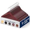 SereneLife Grucce Appendiabiti, 10 Stampelle Armadio in Legno, Appendiabiti Resistenti con Gancio Girevole a 360° e Tacche, Design Sottile per Felpe, Camicie, Giacche, Vestiti e Altro