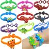 Megaser 30 PCS Braccialetti Bambini Dinosauri, Regali Fine Festa Compleanno Bambino, Gadget Bambini Compleanno, Giochi per Feste, Set Regalini dopo festa, 30 Braccialetti per bambini