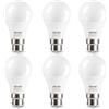 DiCUNO Lampadina LED B22, 9W equivalente a 60W alogena, Bianco freddo 5000K, 806lm, CRI 90, Non dimmerabile, Lampadina baionetta LED B22 standard per illuminazione domestica, 6 Pezzi