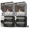 Silium Cosmetici - Colorazione Permanente per Capelli 5.0 Castano Chiaro Intenso, senza Ammoniaca, 100% Copertura Capelli Bianchi, in 10 minuti, pack da 2