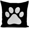 KUNQIAN Federa per cuscino con zampa di cane e gatto, decorazione per casa, soggiorno, divano, letto, divano, regalo per ragazzi 40 x 40 cm