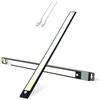 Brendz LED Sottopensile Cucina, Luce Ricaricabile, 60cm, USB-C, 4400mAh, 3 Temperature di Colore, Dimmerabili, Magnetica, Luci LED Cucina Sottopensile Senza Fili, Puyo Nero