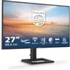 PHILIPS 27E1N1600AM - Monitor Quad HD da 27 pollici, altoparlanti, altezza regolabile (2560x1440, 100Hz, HDMI 1.4, USB-C (65W PD), Hub USB) nero