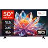 TCL 50T6C 50 QLED TV 4K HDR, FireTV (SmartTV con Dolby Vision e Atmos, HDR10+, Premi e Chiedi ad Alexa)