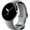 Google Pixel Watch - Montre connectée Android avec suivi et analyse des activités - Montre de suivi de la fréquence cardiaque - Champagne Gold Stainless Steel case with Hazel Active band, LTE