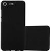 Cadorabo Custodia per Sony Xperia XZ Premium in FROST NERO - Morbida Cover Protettiva Sottile di Silicone TPU con Bordo Protezione - Ultra Slim Case Antiurto Gel Back Bumper Guscio