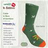 Baciuzzi le Babbuu by Baciuzzi Calze ANTISCIVOLO in fibra di Bambù - Sole Salvia 5-6 Anni
