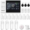 XNY Schermo Tattile Completo Allarme Casa Senza Fili 4G, Allarme Casa WiFi con Sirena, Antifurto Casa Wireless con Avviso APP, 21 Pezzi: Sensore di movimento, Sensore per Porte e Finestre, Telecomando