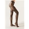 Calzedonia Calze A Rete Floreale Nero