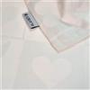 Playboy Completo copripiumino matrimoniale in raso PLAYBOY Jacquard bianco