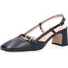 Soffice Sogno Décolleté slingback in pelle con tacco 5,5cm