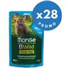 Monge Bwild Grain Free Gatto Sterilizzato Tonno con gamberetti e ortaggi 85 g PROMO 28 pezzi!