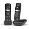 Gigaset As690 Duo Nero Telefono Cordless Doppio Vivavoce