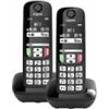 Gigaset E270 Duo Nero Telefono Cordless Senior Doppio Vivavoce Tasti Grandi