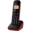 Panasonic Kx-Tgb610Jt (Nero/Rosso) Telefono Cordless Impugnatura Antiscivolo Autonomia In Chiamata 18H