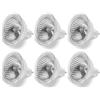 Blakapoo Faretto Alogena MR16 12V 50W GU5.3, Lampadina Dimmerabile Bianco Caldo 2800K, Base 2 Pin, Lampada Alogena Riflettore Luci Illuminazione da Soggiorno, Illuminazione da Paesaggio, Confezione da 6