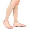 Yosoo Health Gear Calze Compressione Graduata da 20-30mmhg, Fascia Compressione Graduata per Polpaccio per Gonfiore delle Vene Varicose e Sollievo Dal Dolore, Uomo e Donna, 1 Paio(Pelle M)