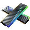 Adata Ram DIMM DDR5 32GB Adata XPG Caster RGB 6000MHz (2x16GB) Dual-Kit Grigio [AX5U6000C3016G-DCCARGY]