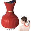 BROIEEN Cleanse - Massaggiatore per gambe 4 in 1, senza fili, per edema in gambe e piedi, massaggiatore per gambe per la circolazione (rosso)