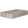 Letto piazza e mezza contenitore bed box olmo naturale 120x190 cm