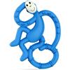 Matchstick Monkey Teether, Blue Monkey, 3 Months Old+