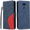 hdqICase Compatibile con LG K40S - Custodia Sottile Bicolore con Morbida Pelle Tatto e TPU, Slot per Schede Cover