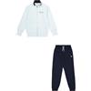 Champion Legacy Boy-Graphic Full Zip Sweatsuit Tuta da Allenamento, Blue (BS187), 5-6 Anni Bambino