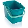 Leifheit Secchio Combi M da 12 L, Secchio lavapavimenti Universale, Secchio con Maniglia in plastica, Secchio Pulizie per Pulire Le superfici della casa Senza Sforzo